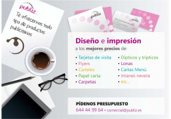 OFERTAS EN DISEÑO GRAFICO E IMPRESION PUBLIZ.ES