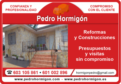 PEDRO HORMIGON CONSTRUCCION Y REFOMAS