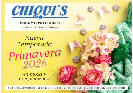 CHIQUIS MODA Y CONFECCION EUROVILLAS NUEVO BAZTAN