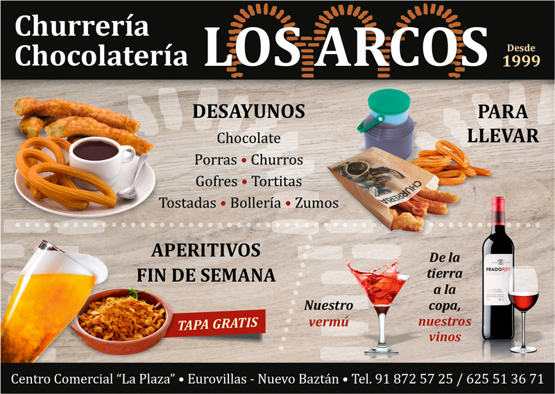 Churrería LOS ARCOS - Urb. Eurovillas - Nuevo Baztán