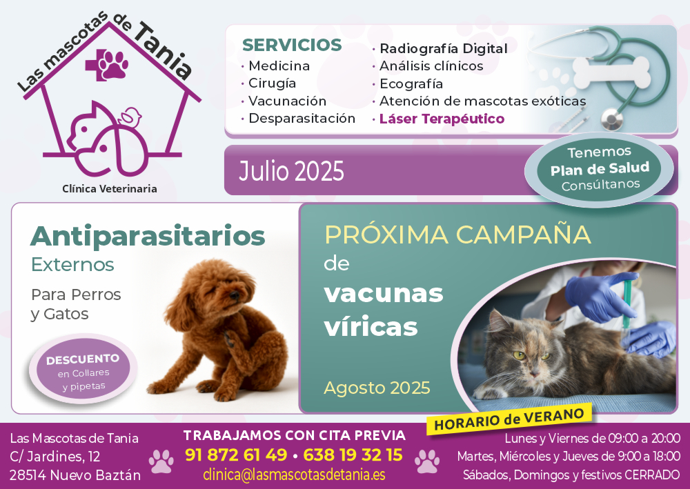 Veterinaria LAS MASCOTAS DE TANIA - Nuevo Baztán