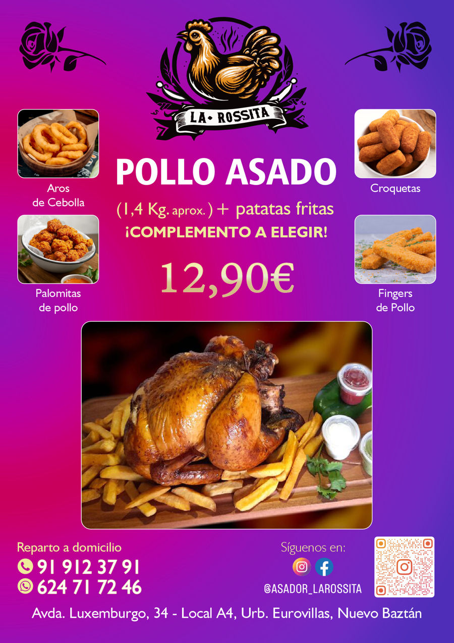 Menu Asador La Rossita